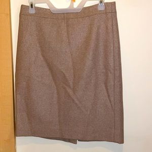 J. Crew Pencil skirt/ Tan / size 4